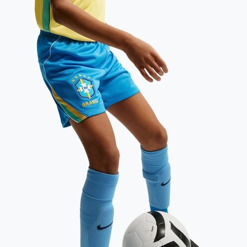 Detské futbalové šortky Nike Brazil 2026 Stadium Home Soccer Replica light photo blue/light mint/white