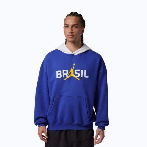 Pánska mikina  Jordan Brooklyn Fleece old royal/white