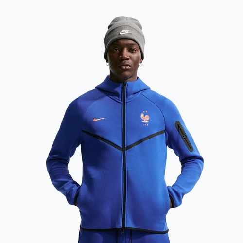 Pánska mikina Nike FFF Tech Fleece Windrunner Full Zip game royal/metallic copper