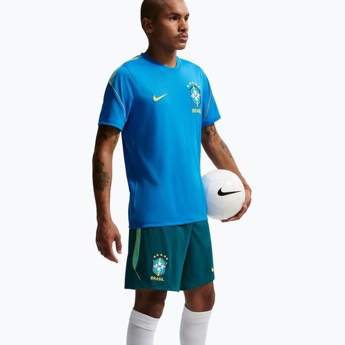 Pánske futbalové šortky Nike Brazil Strike geode teal/light mint/midwest gold