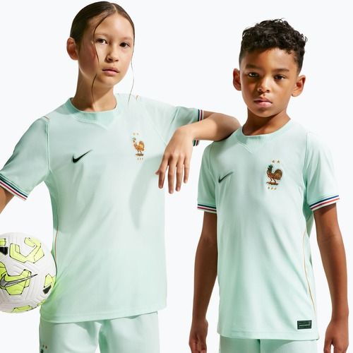 Detský futbalový dres Nike FFF 2026 Stadium Away igloo/monarch/monarch