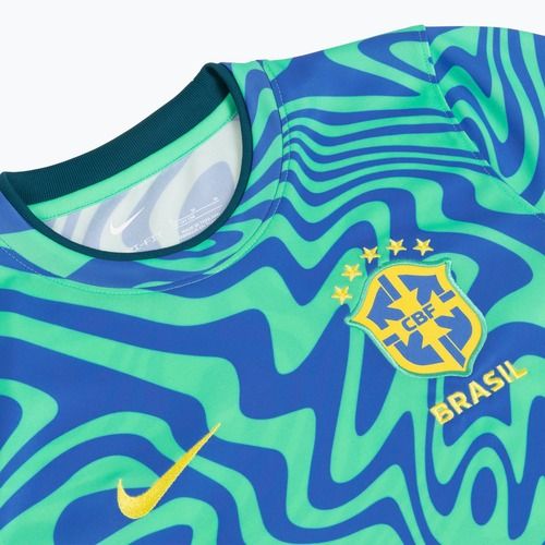 Detský futbalový dres Nike Brazil Pre-Match