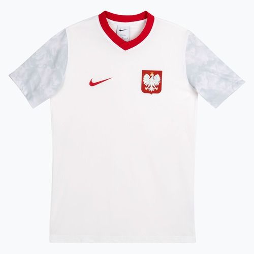 Detský futbalový dres Nike Dri-Fit Poland Home 2026 white/field silver