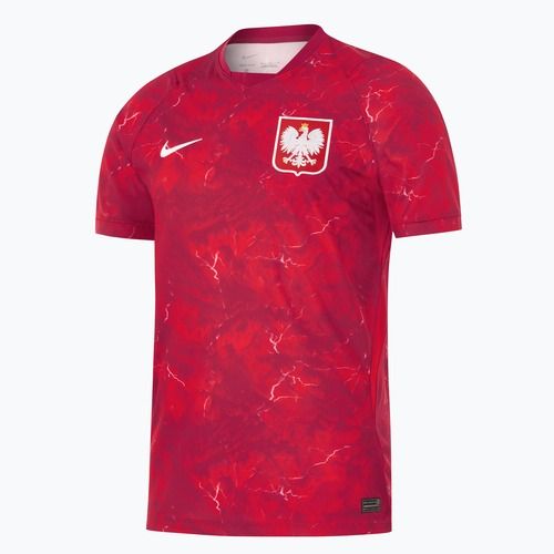 Pánske futbalové tričko Nike Dri-Fit Poland Stadium Away 2026 noble red/sport red