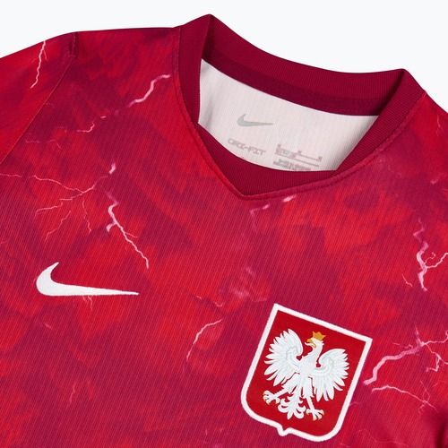 Detský futbalový dres Nike Dri-Fit Poland Stadium Away 2026 noble red/sport red