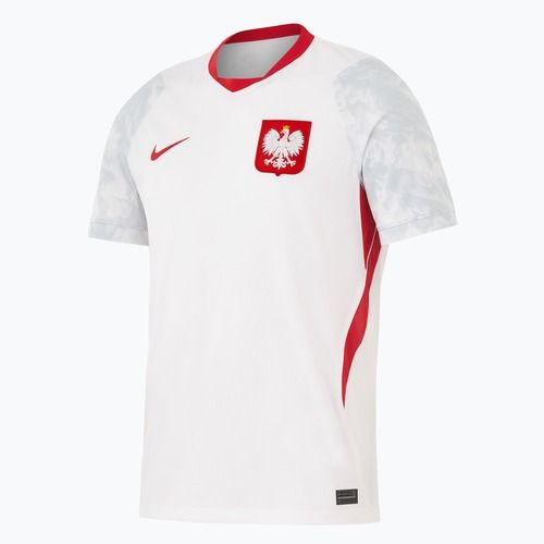 Pánske futbalové tričko Nike Dri-Fit Poland Stadium Home 2026 white/field silver