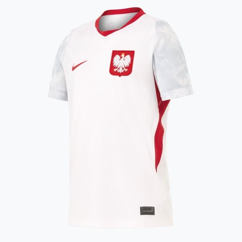 Detský futbalový dres Nike Dri-Fit Poland Stadium Home 2026 white/field silver