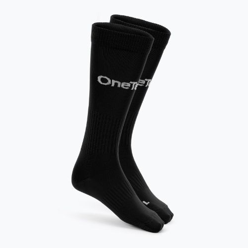 Futbalové ponožky OneTeam Precision football socks set 2-pack black