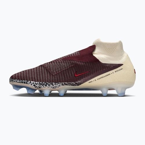 Pánske kopačky Nike United Phantom 6 High Elite FG burgundy crush/fossil/university red