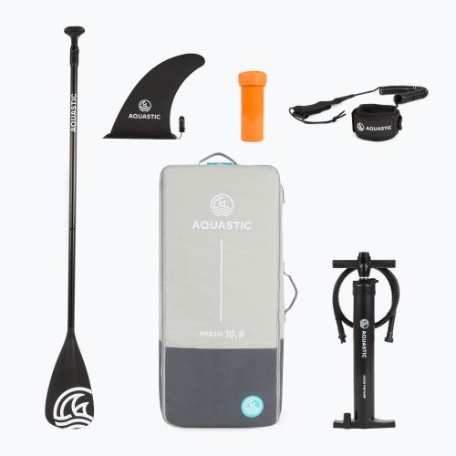 Súprava doska SUP nafukovacia AQUASTIC Perth 10'8" allround green