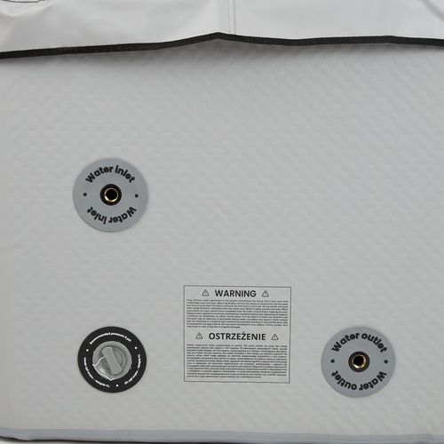 Nafukovací bazén AQUASTIC ONSEN drop stitch 1400 l 186 cm sivý