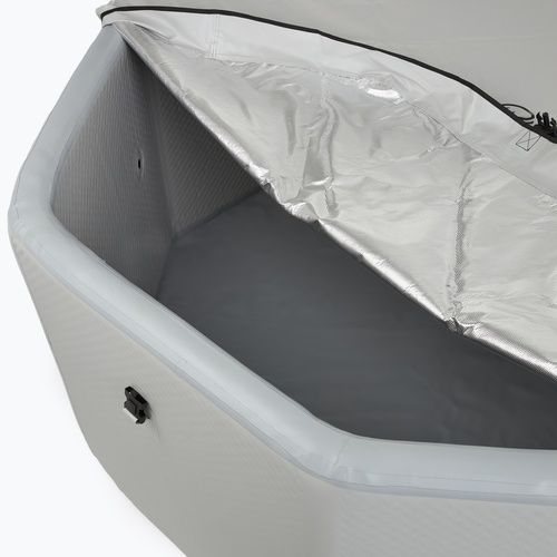 Nafukovací bazén AQUASTIC ONSEN drop stitch 1400 l 186 cm sivý