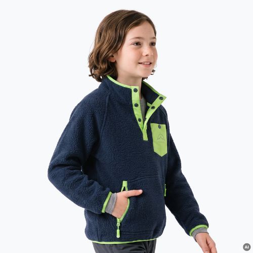 Detská fleece mikina KADVA RODIA JR modrá