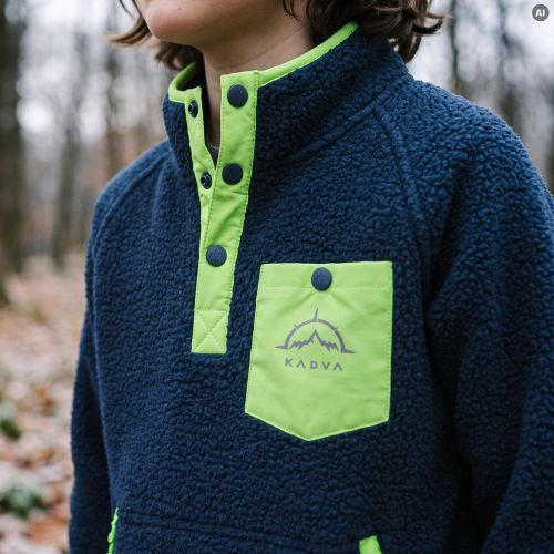 Detská fleece mikina KADVA RODIA JR modrá