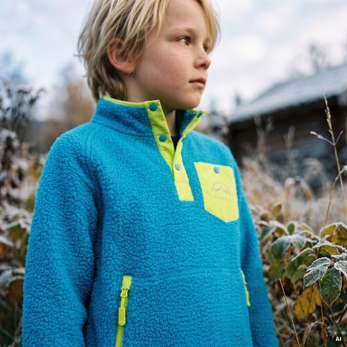 Detská fleece mikina KADVA RODIA KDB modrá