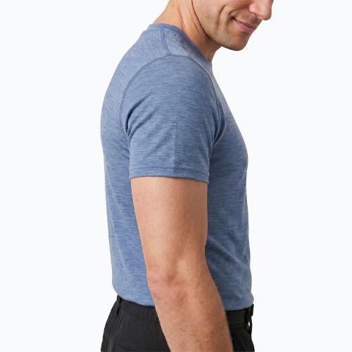 Pánska termoregulačná tričko WOOLCANO Merino 100% TEE0546 modrá