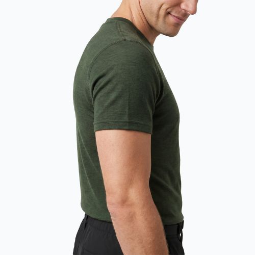 Pánska termoregulačná tričko WOOLCANO Merino 100% TEE0546 zelená