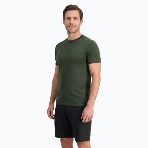 Pánska termoregulačná tričko WOOLCANO Merino 100% TEE0546 zelená
