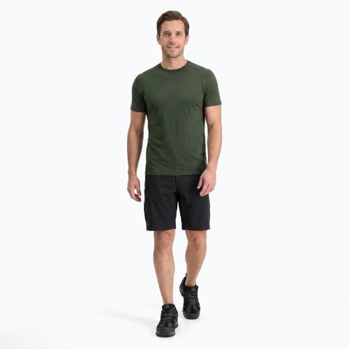Pánska termoregulačná tričko WOOLCANO Merino 100% TEE0546 zelená
