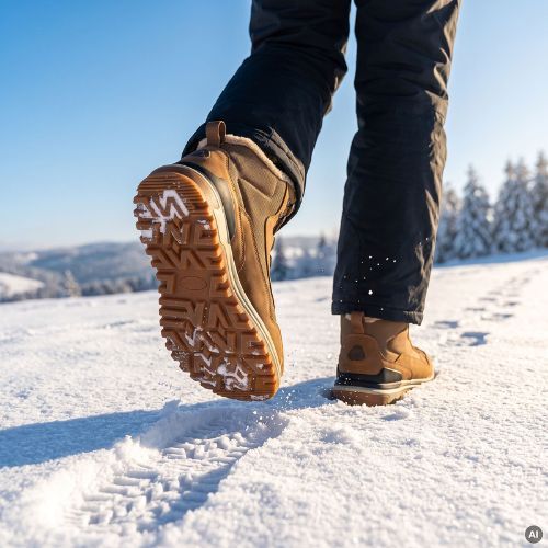Pánske snehule KADVA TANRIS MID WP Brown