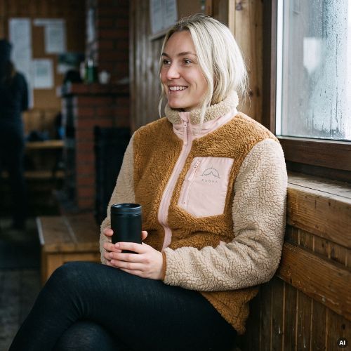 Dámska fleece mikina KADVA Rodvik WMNS béžová