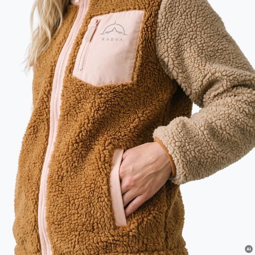Dámska fleece mikina KADVA Rodvik WMNS béžová