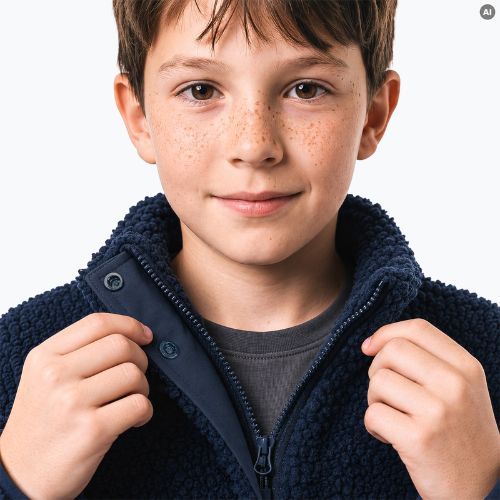Detská fleece mikina KADVA Rodvik JR tmavomodrá