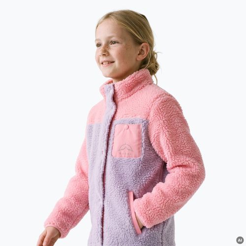 Detská fleece mikina KADVA Rodvik JRG ružová
