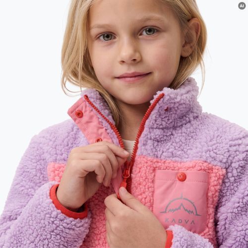 Detská fleece mikina KADVA RODVIK KDG ružová