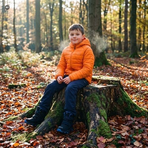 Detská bunda KADVA Litey JR oranžová