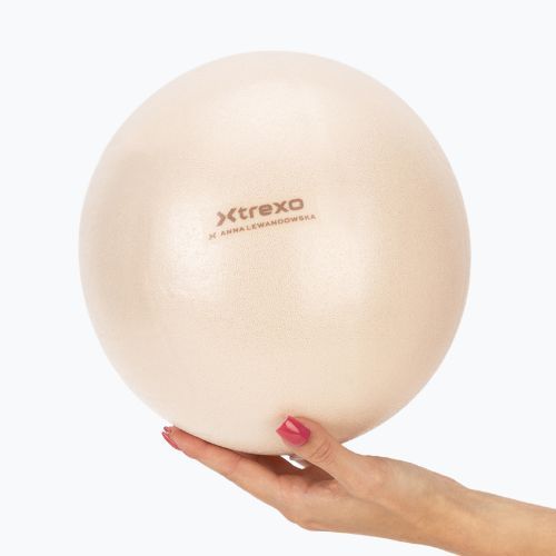 Malá gymnastická lopta XTREXO x Anna Lewandowska ball 20cm Beige