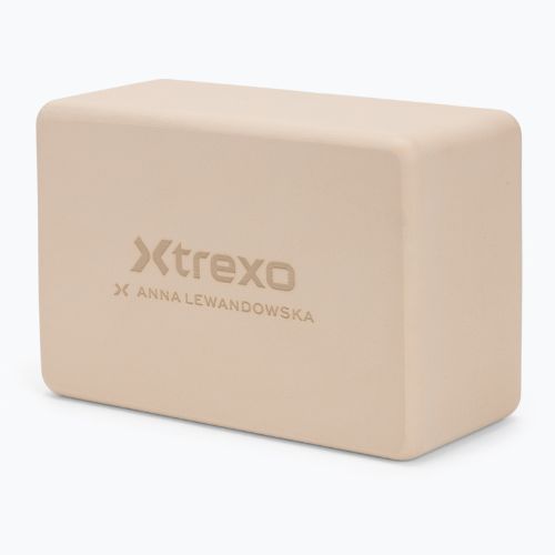 Jógový blok XTREXO x Anna Lewandowska block Beige