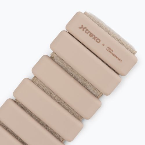 Závažia na členky a zápästia XTREXO x Anna Lewandowska Bangles 205 Beige