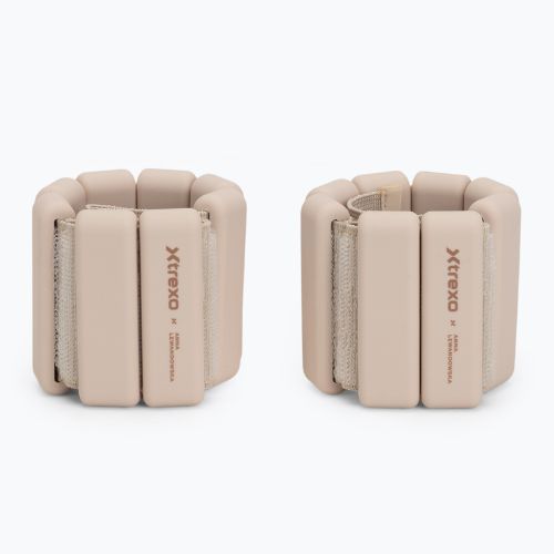 Závažia na členky a zápästia XTREXO x Anna Lewandowska Bangles 205 Beige