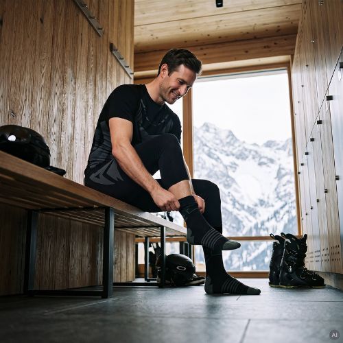 Pánska termo súprava KADVA Alpinestep Thermo SH Light Plus Set Black