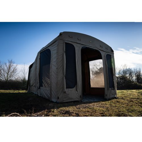 Stan RidgeMonkey Escape XF2 Standard pre 2 osoby s predĺžením Plus Porch hnedý RM288