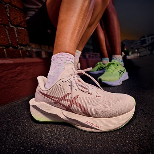Dámske bežecké topánky ASICS Novablast 6 hazy lilac/rose dust