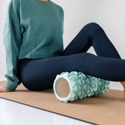 Masážny valec XTREXO EVA PVC zelený MR-EV01Z