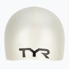 Detská plavecká čiapka TYR Wrinkle-Free Silicone white