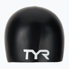 Detská plavecká čiapka TYR Wrinkle-Free Silicone black