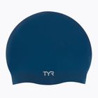 TYR Silikónová plavecká čiapka bez záhybov navy blue LCS