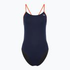 Dámske jednodielne plavky TYR Hexa Cutoutfit navy/orange