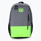 Tenisový batoh Wilson Team šedo-zelený WR8009903001