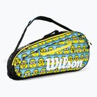 Wilson Minions 2.0 Team 3 Pack detská tenisová taška modrá/žltá WR8020301001