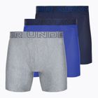 Pánske boxerky Under Armour Perf Tech Mesh 6in 3 páry midnight navy