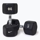 Pogumovaná činka Nike Strength Hex Dumbbell 20 kg black/white