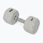 Pogumovaná činka Nike Strength Grind Hex Dumbbell 12,5 kg wolf grey