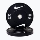 Bumpery Nike Strength Rubber Bumper Plates 10 kg black/white
