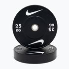 Bumpery Nike Strength Rubber Bumper Plates 25 kg black/white