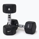 Činky Nike Strength Hex Dumbbell 2 x 6 kg black/white